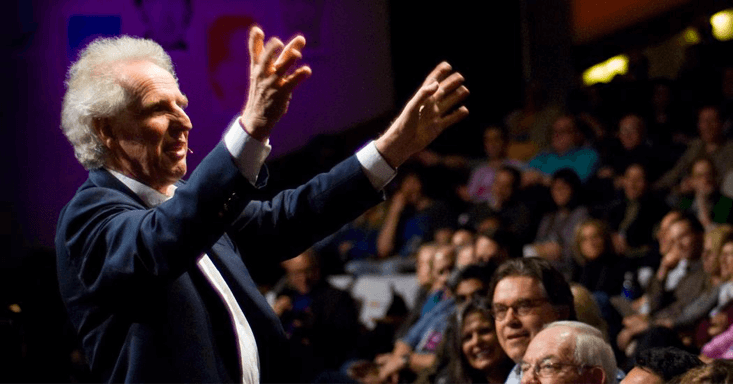Ben Zander speaking to TED audience