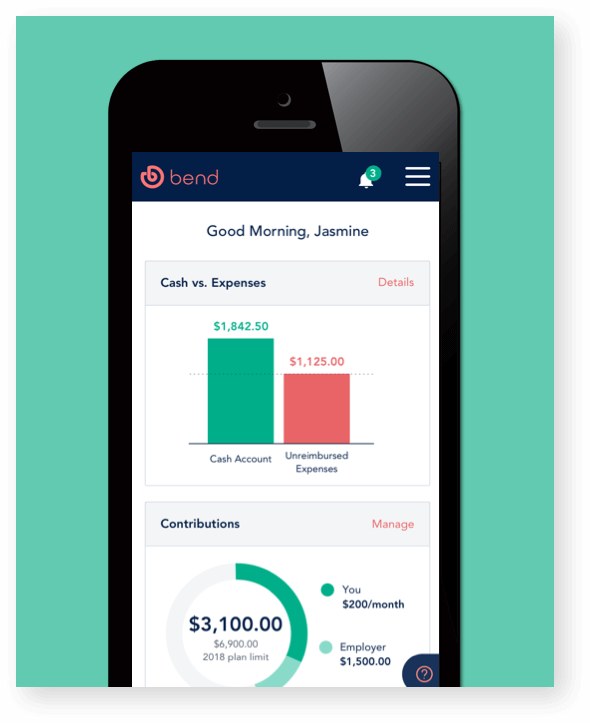 Bend mobile dashboard