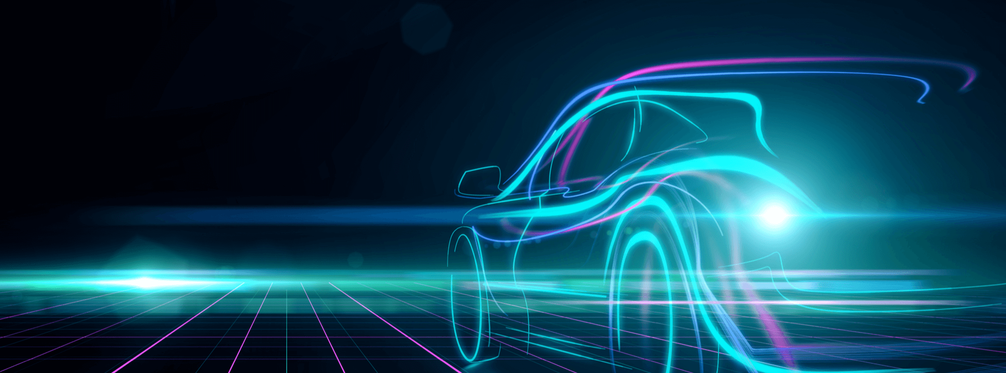 futuristic connected car